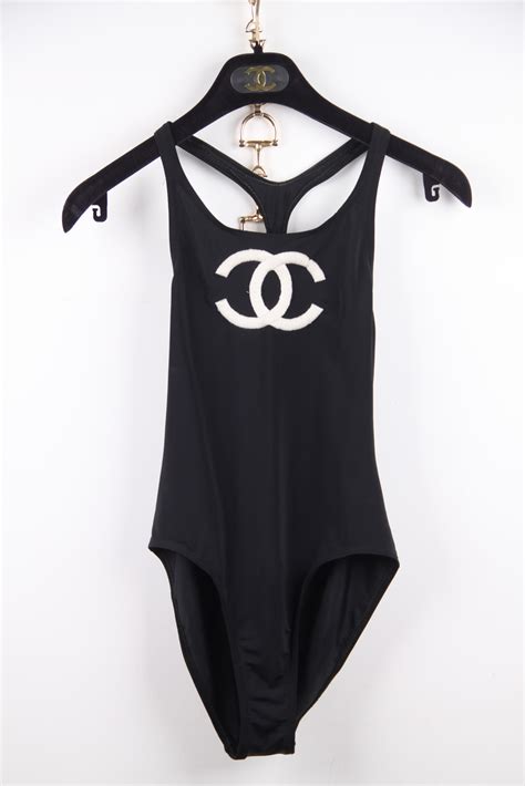 chanel vintage logo swimsuit|Chanel bathing suits 2022.